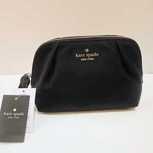 Kate Spade Black Nylon Cosmetic Bag